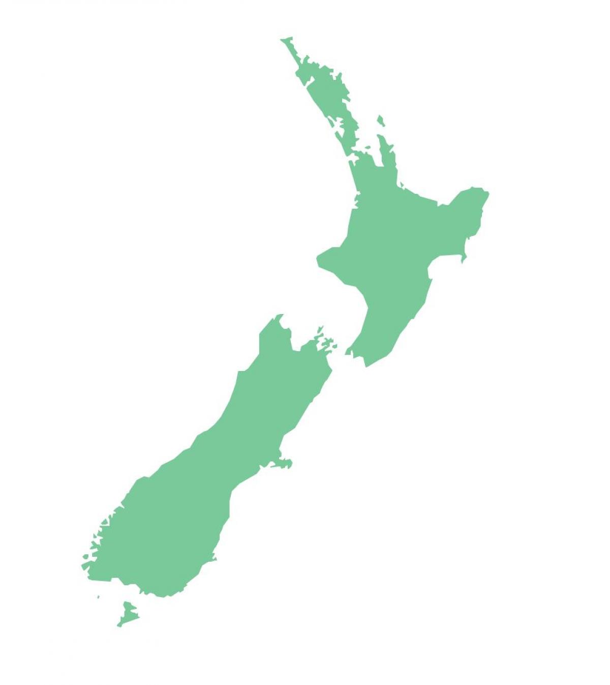 Novi Zeland kartica crtež